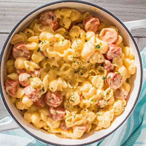 Mac And Cheese With Hot Dogs