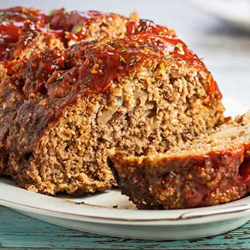 Meatloaf (Traditional Recipe with Oatmeal)