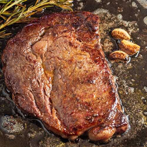 Wagyu Ribeye Steak (Perfectly Pan Seared)