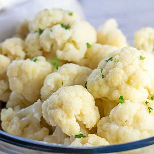 What To Serev With Duck: Microwave Cauliflower (+More Great Ideas!)