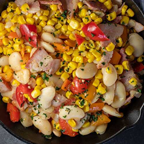 Succotash (with Butter Beans & Bacon)