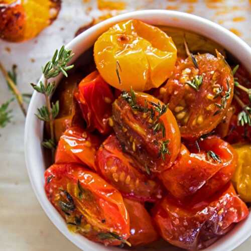 Best Cherry Tomato Recipes: Oven Roasted Cherry Tomatoes (+More Great Ideas!)