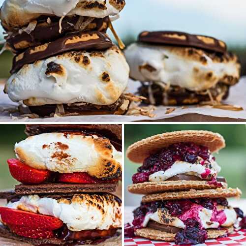 Gourmet S'mores in 3 Amazing Flavors!