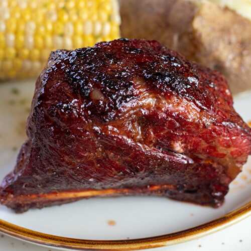Smoked Short Ribs (Easy, Rich & Flavorful!)
