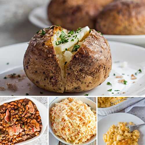 What To Serve With Pork Ribs: Baked Potato Bar (+More Great Side Dishes!)