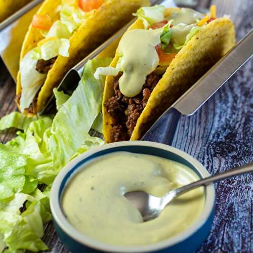 Taco Bell Creamy Avocado Ranch Sauce