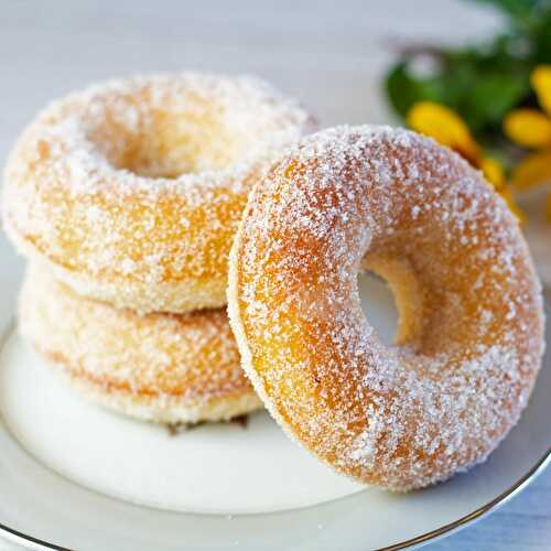 Lemon Sugar Baked Donuts