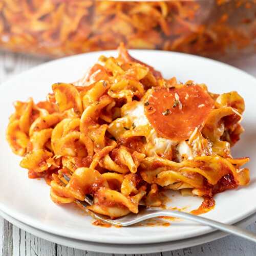 Pepperoni Pizza Casserole