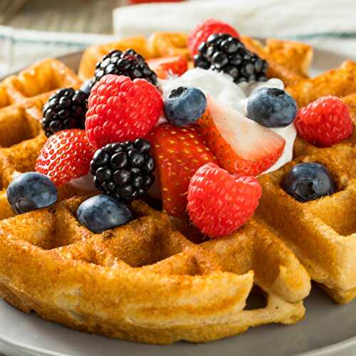 Waffle Toppings: Homemade Blueberry Syrup (+Other Tasty Ideas!)