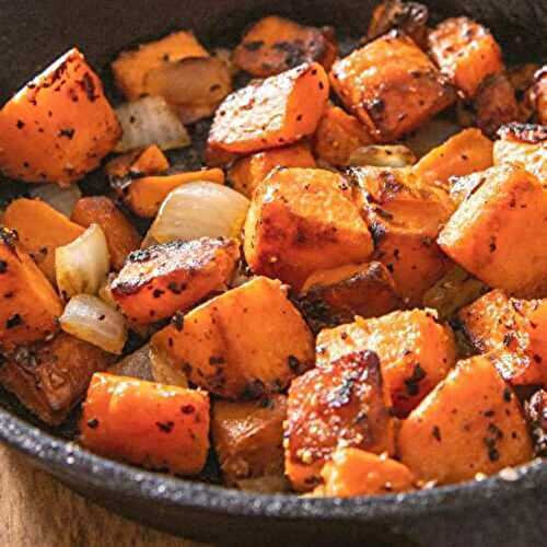 Pan Fried Sweet Potatoes