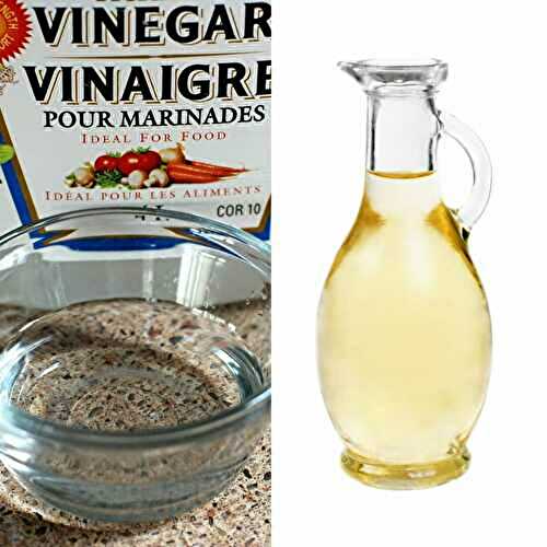 White Vinegar vs White Wine Vinegar