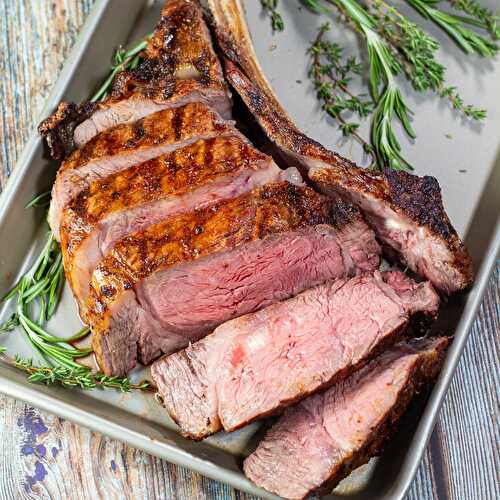 Grilled Tomahawk Ribeye