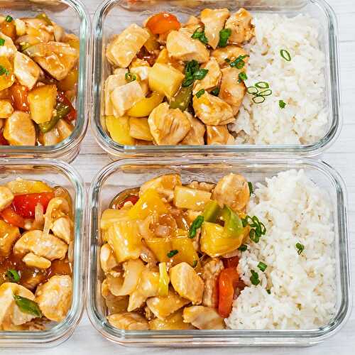 Meal Prep Sweet & Sour Chicken