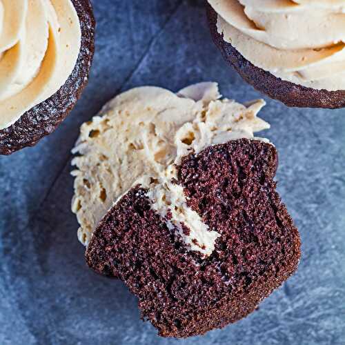 Peanut Butter Filled Cupcakes