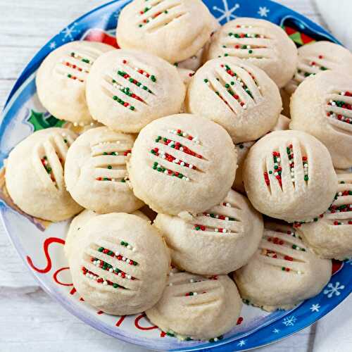 Whipped Shortbread Cookies