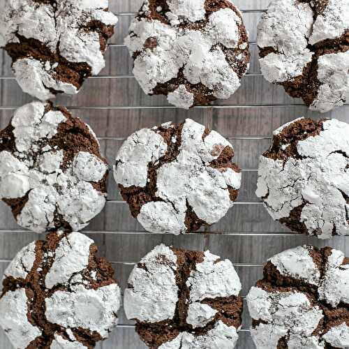 Chocolate Crinkle Cookies
