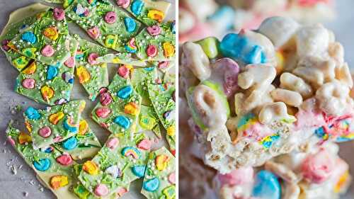 19 Best Shamrock Recipes for St. Patrick's Day: Lucky Charms Marshmallow Treats (+More Great Recipes!)