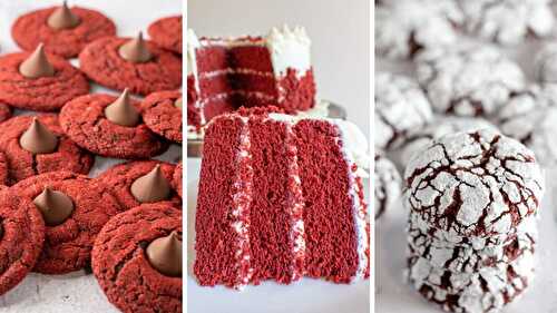 Red Velvet Valentine's Day Treats: Red Velvet Crinkle Cookies (+More Delicious Desserts!)