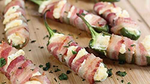 Bacon Wrapped Jalapeno Poppers With Cream Cheese