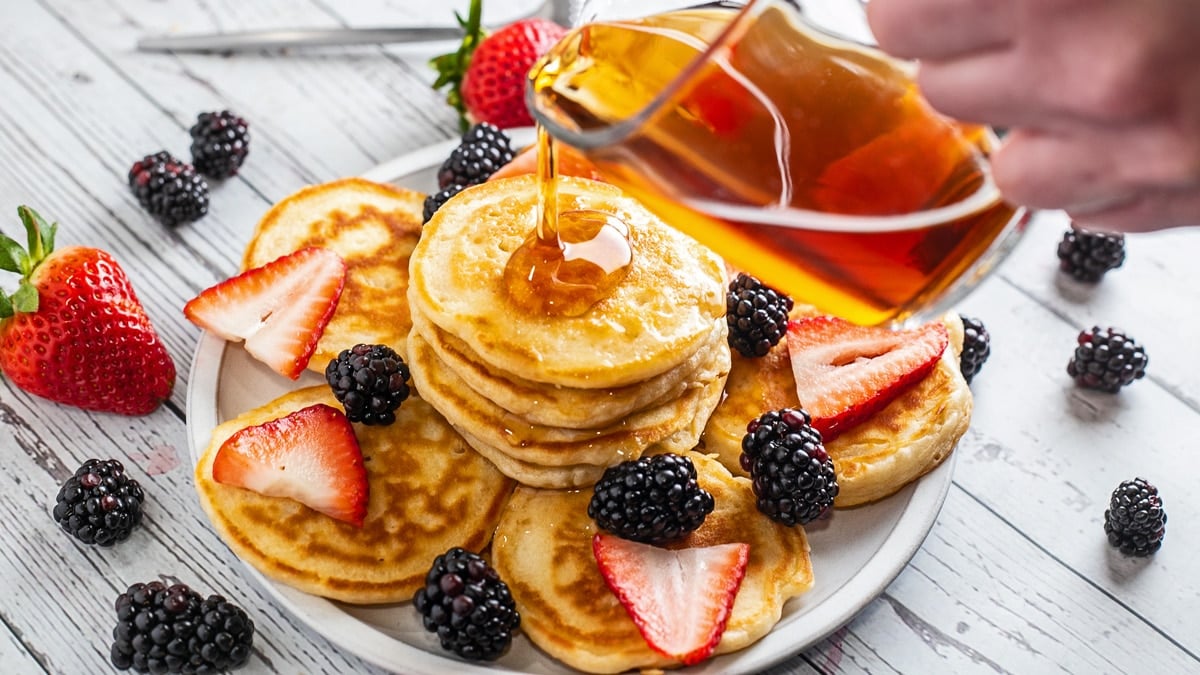 Mini Silver Dollar Pancakes