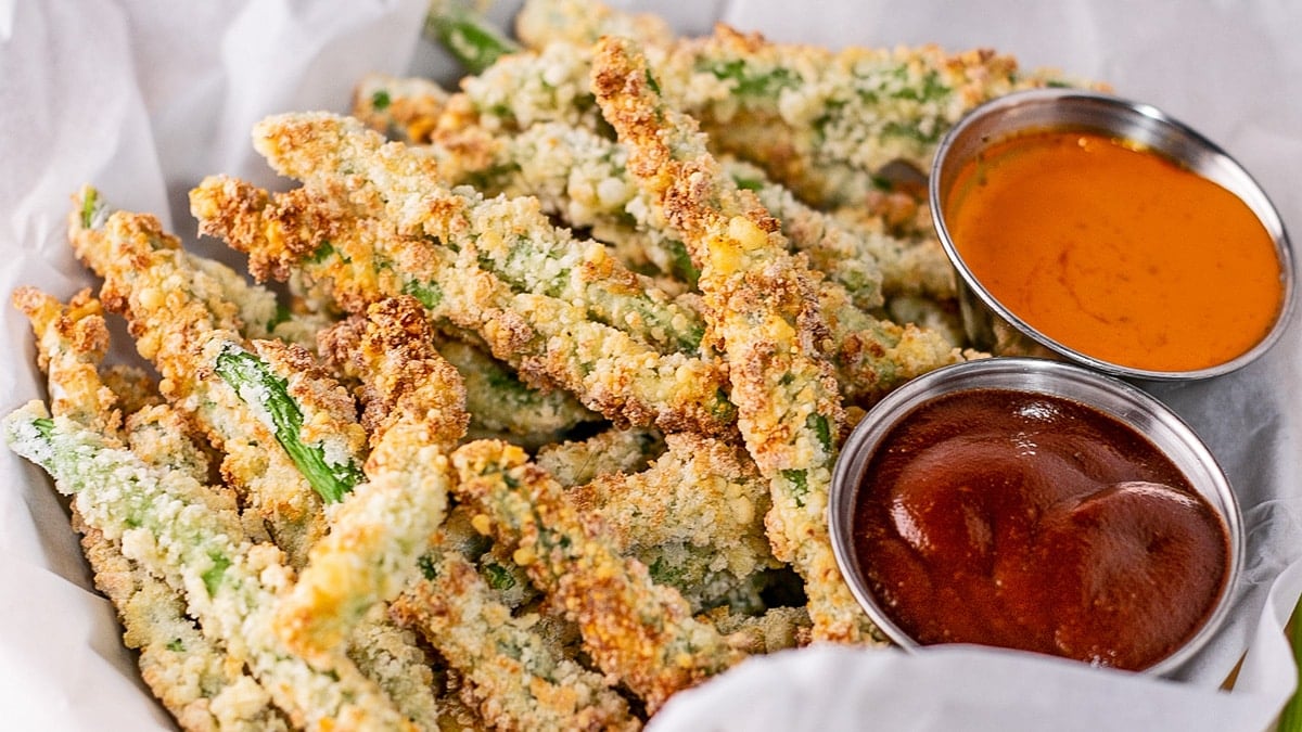 Air Fryer Green Bean Fries