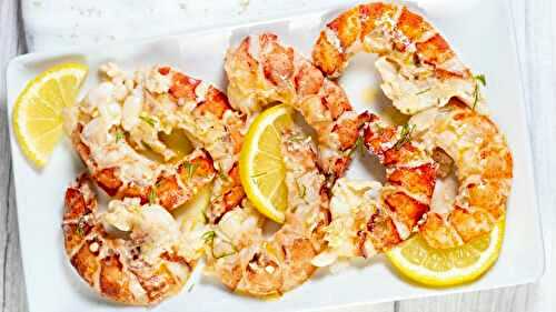 Poached Lobster Tails