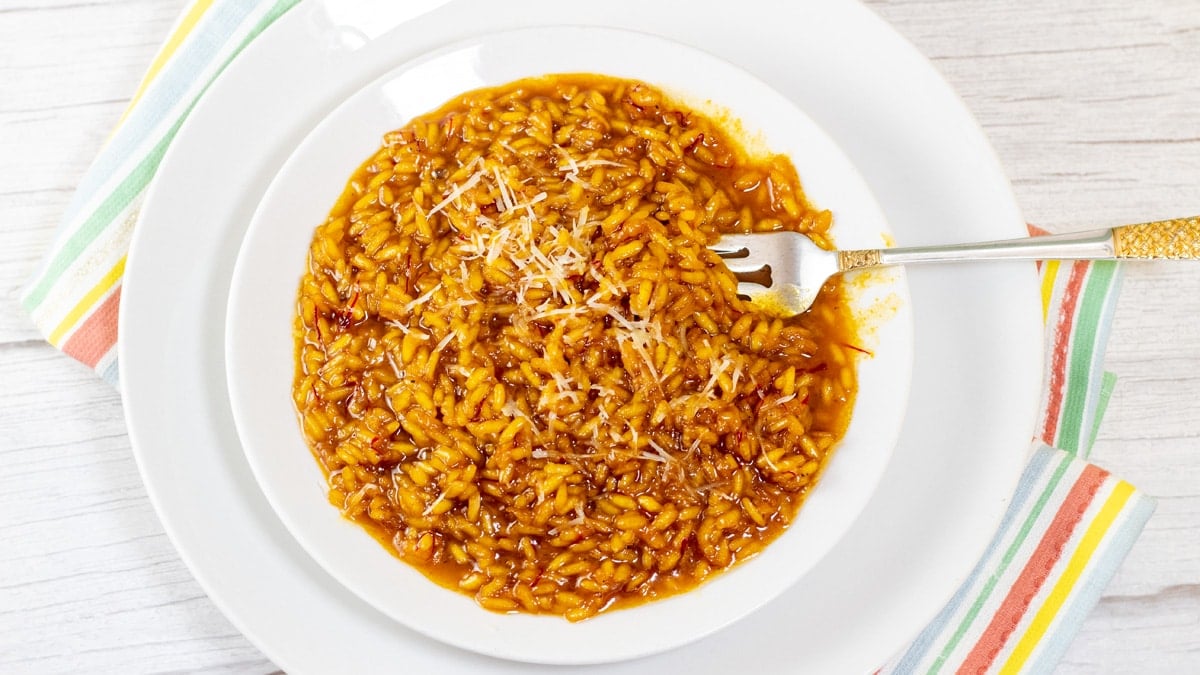 Saffron Risotto (Risotto alla Milanese)