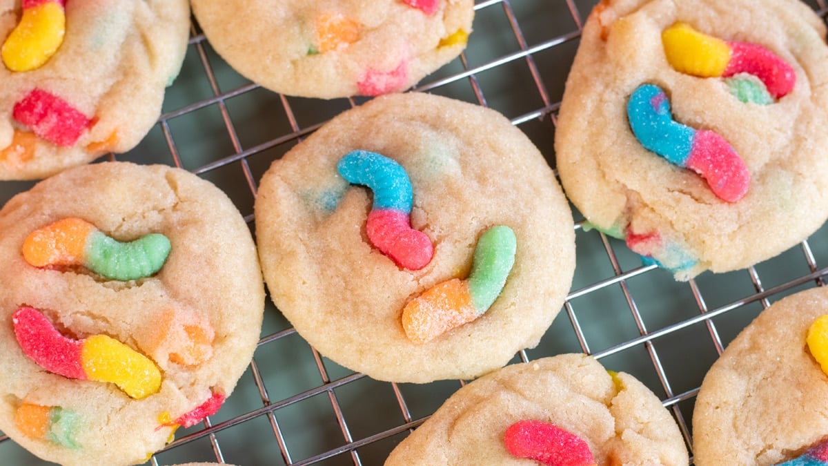 Trolli Sour Brite Crawlers Cookies