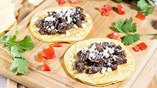 Slow Cooker Beef Cheek Tacos (Barbacoa de Cachete)