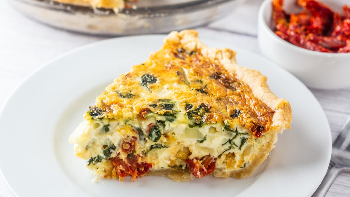 Sun Dried Tomato Quiche