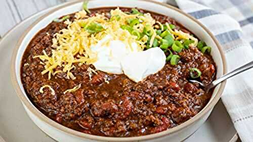 Dutch Oven Chili