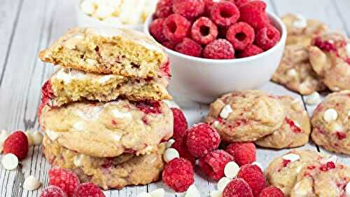 Raspberry White Chocolate Cookies