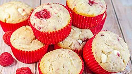 Raspberry White Chocolate Muffins