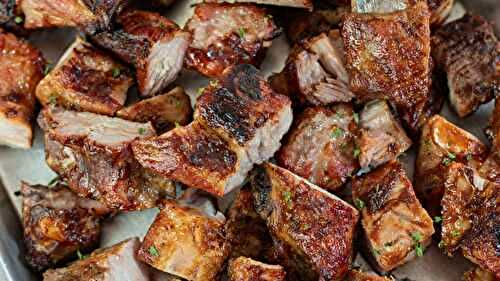 Grilled Pork Rib Tips