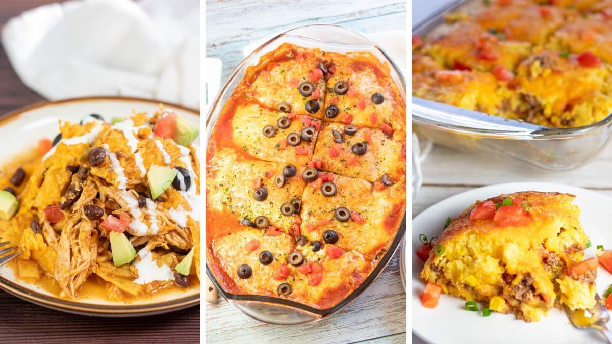 Mexican Casseroles: Ground Beef Mexican Casserole (15+ Family-Friendly Recipes)