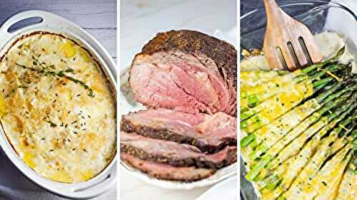 Christmas Prime Rib Dinner Menu: 15+ Showstopping Recipes For The Best Holiday Dinner!