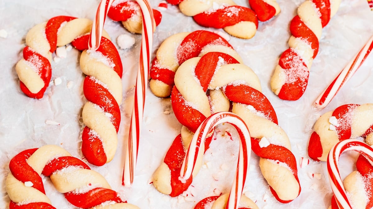 Candy Cane Cookies