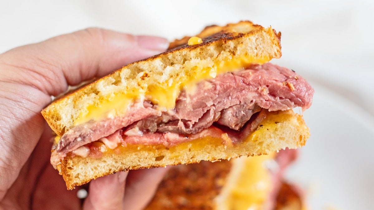 Prime Rib Grilled Cheese Sandwich