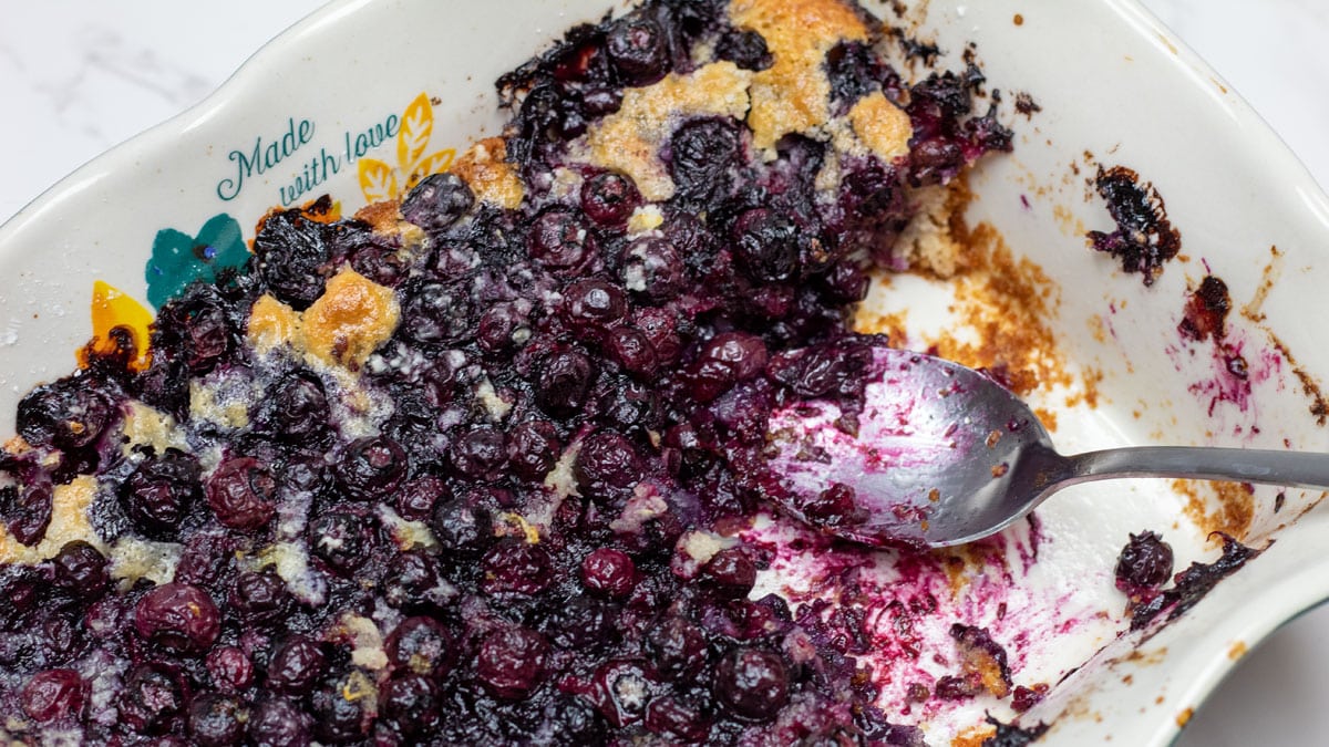 Bisquick Blueberry Cobbler