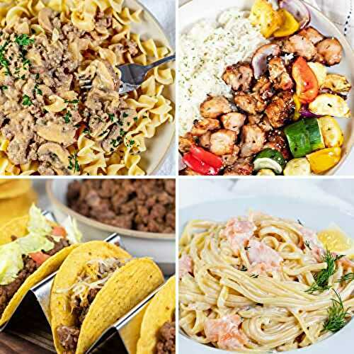 39+ Budget Friendly Dinners To Make With Chicken, Beef, Pork, or Seafood!