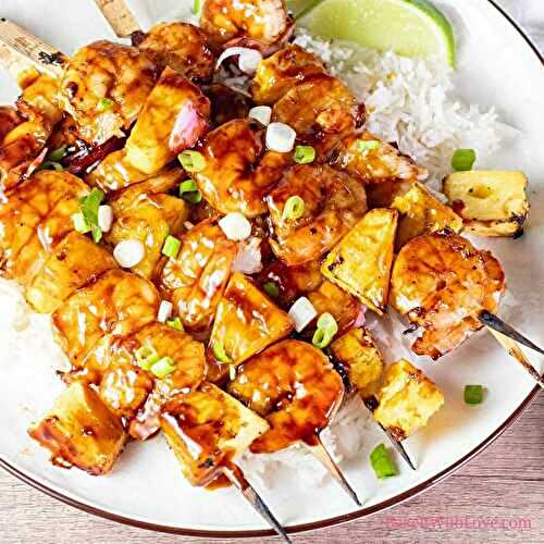Pineapple Shrimp Skewers