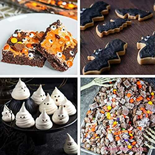 19+ Easy Halloween Dessert Recipes: Peanut Butter Spider Cookies +More Spooky Sweets