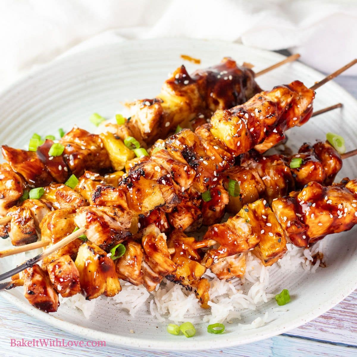 Pineapple Chicken Skewers