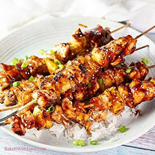 Pineapple Chicken Skewers