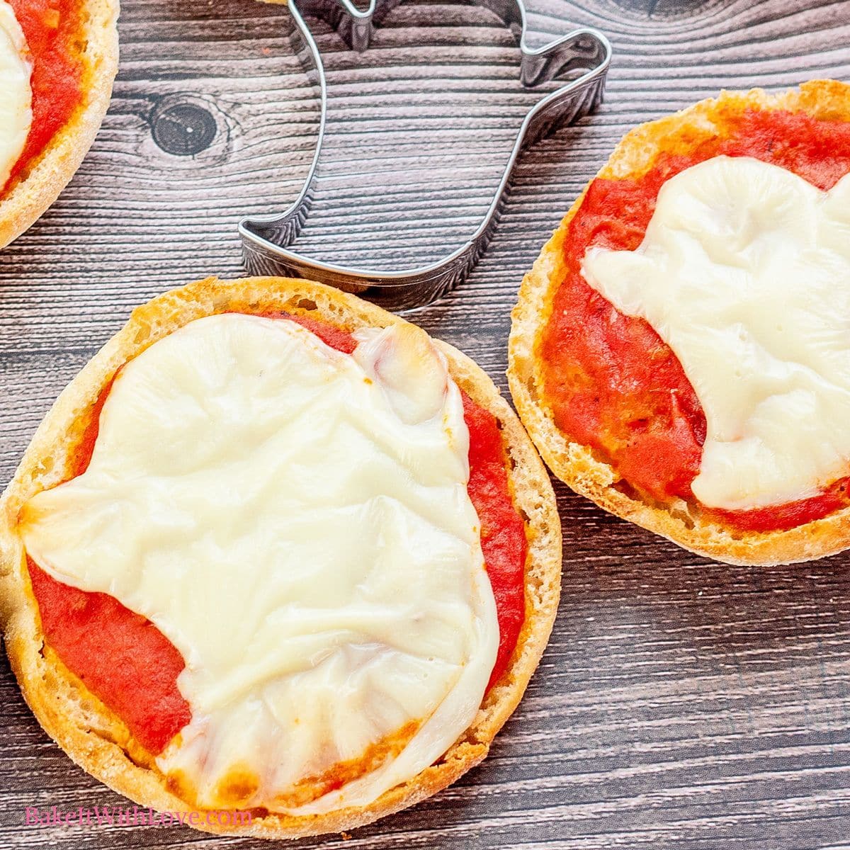 Mini Ghost Pizzas