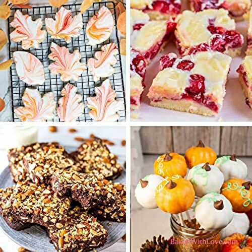 23+ Best Fall Bake Sale Desserts To Make: Tie Dye Fall leaves Cookies + More Sweet Ideas!
