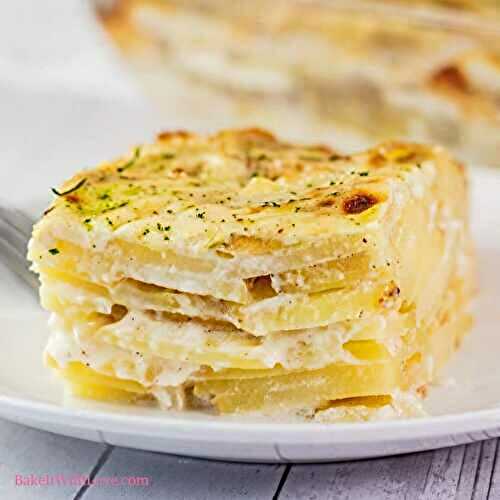 Classic Scalloped Potatoes Without Cheese