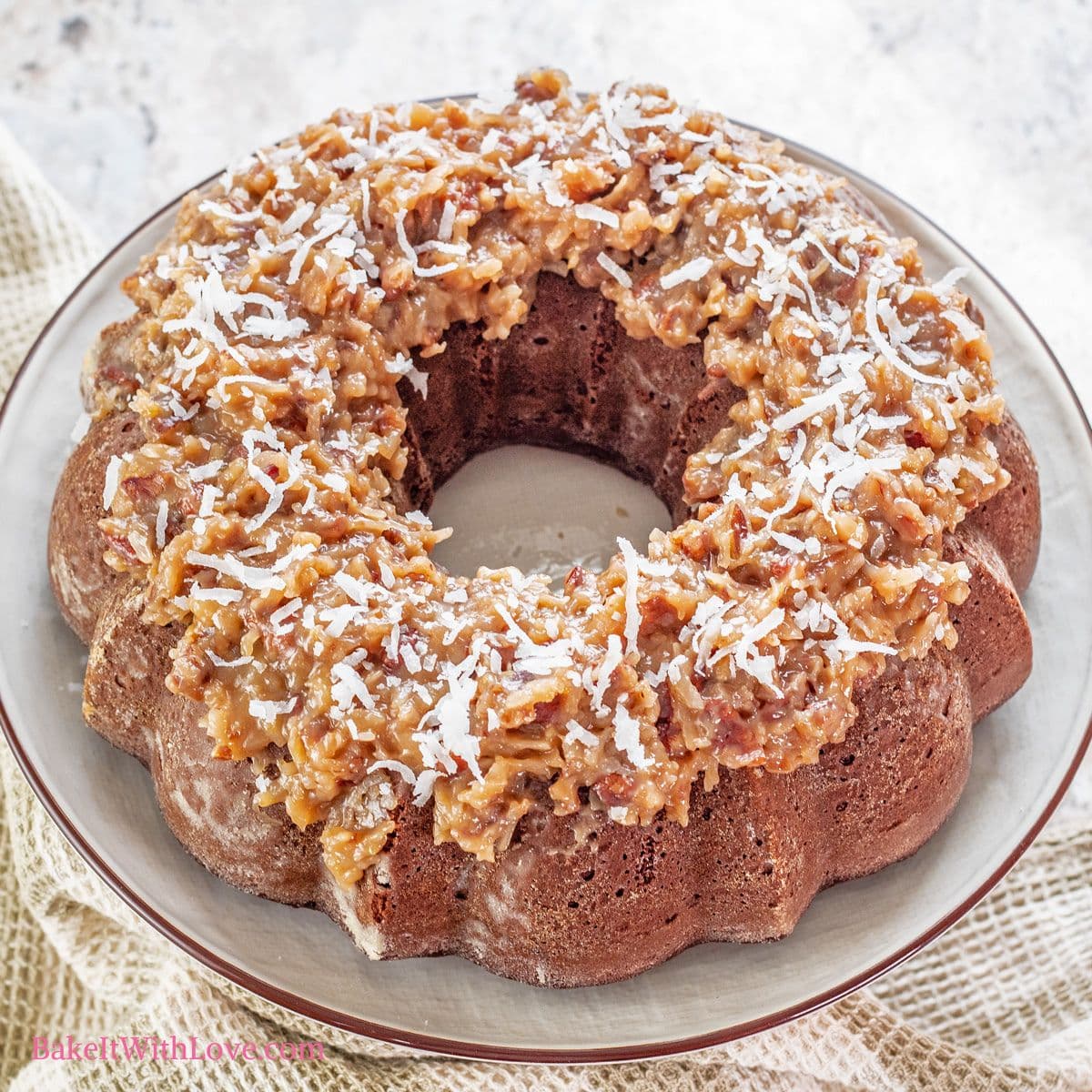 German Chocolate Bundt Cake