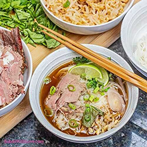 Prime Rib Pho Noodle Soup (Pho Bo)