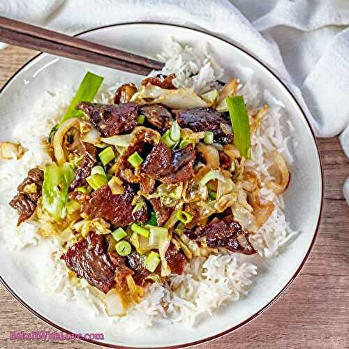 Beef and Cabbage Stir-Fry